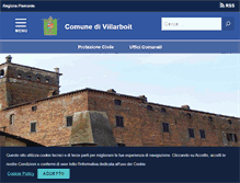 Tablet Screenshot of comune.villarboit.vc.it